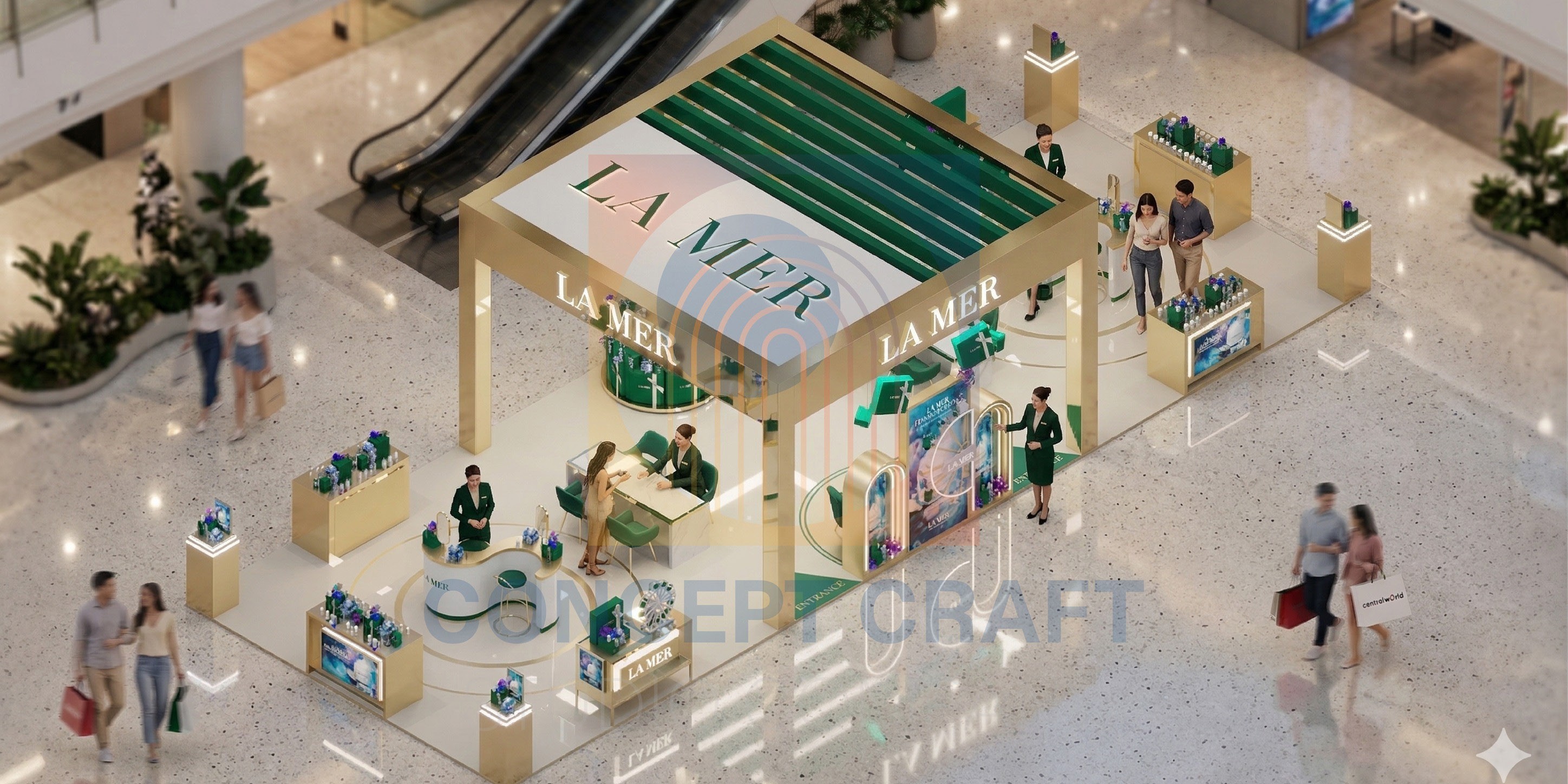 ภาพผลงาน Pop-Up Booth LA MER